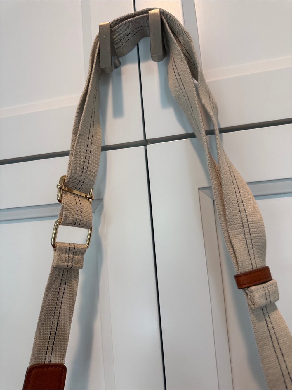 Universal Thread Brown Crescent Crossbody with Beige Adjustable Strap - Picture 3 of 3